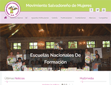 Tablet Screenshot of mujeresmsm.org